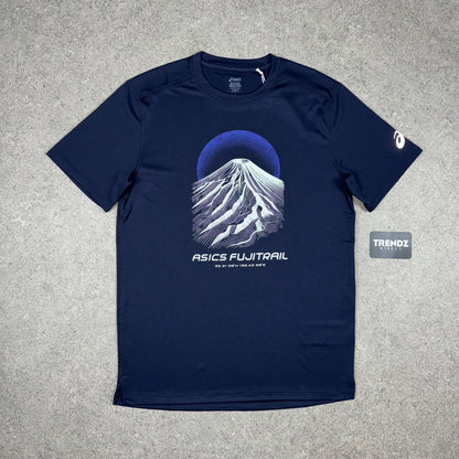 ASICS FUJITRAIL T-SHIRT & SHORTS SET - NAVY/BLUE