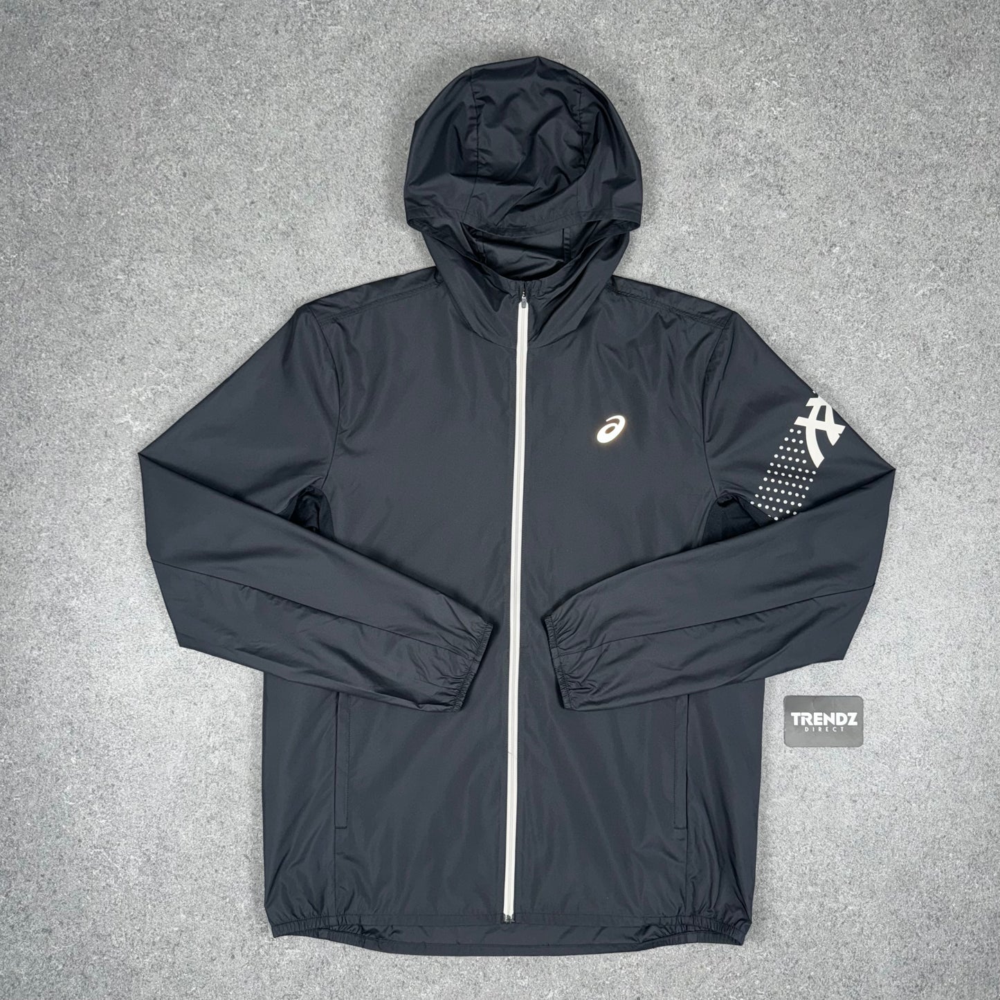 ASICS ICON WINDBREAKER JACKET - BLACK