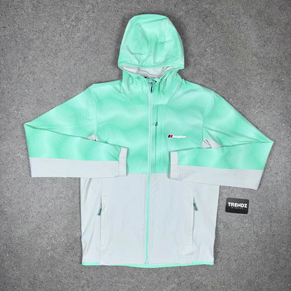 BERGHAUS TECH JACKET & SHORTS SET - MINT/GREY.