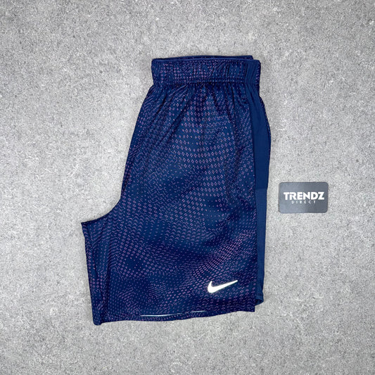 NIKE ECLIPSE SHORTS - NAVY/PINK