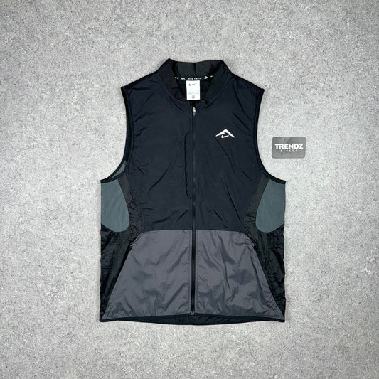 NIKE TRAIL GILET - BLACK/GREY