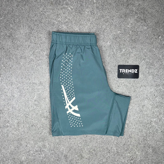 ASICS ICON SHORTS - FOGGY TEAL