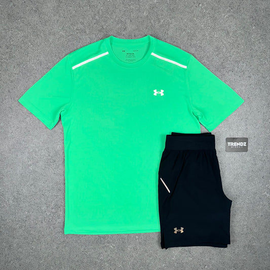 UNDER ARMOUR TECH REFLECTIVE SET - GREEN/BLACK