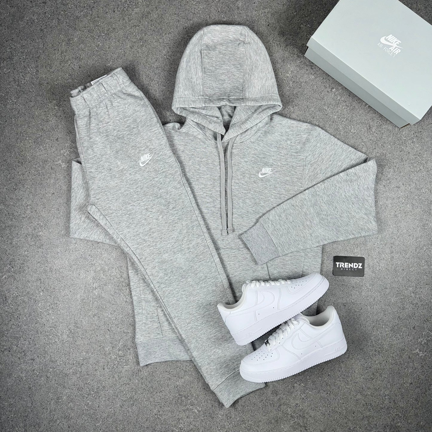 NIKE CLUB FLEECE TRACKSUIT - GREY