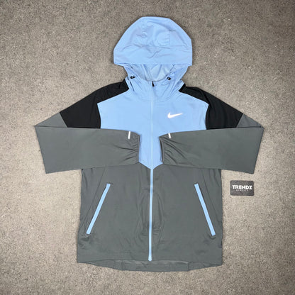 NIKE UV WINDBREAKER & SHORTS SET - SKY BLUE/GREY