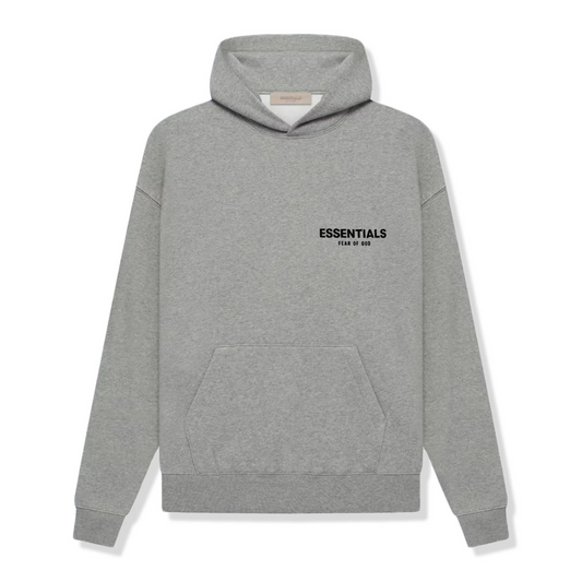 FEAR OF GOD ESSENTIALS HOODIE - DARK HEATHER OATMEAL (SS22)