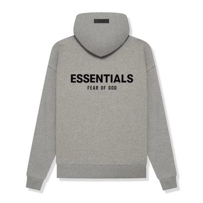 FEAR OF GOD ESSENTIALS HOODIE - DARK HEATHER OATMEAL (SS22)