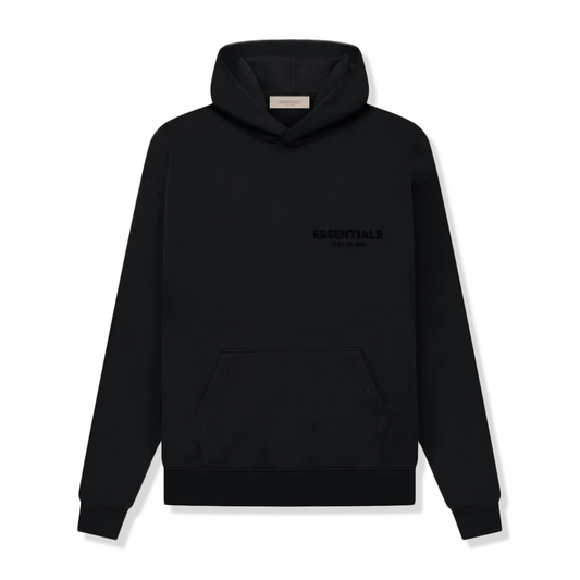 FEAR OF GOD ESSENTIALS HOODIE - BLACK STRETCH LIMO (SS22)