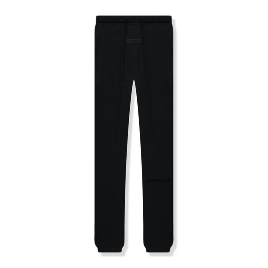 FEAR OF GOD ESSENTIALS SWEATPANTS - BLACK STRETCH LIMO (SS22)