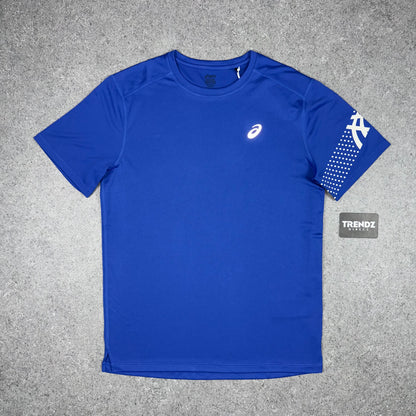 ASICS ICON T-SHIRT & SHORTS SET - COBALT BLUE