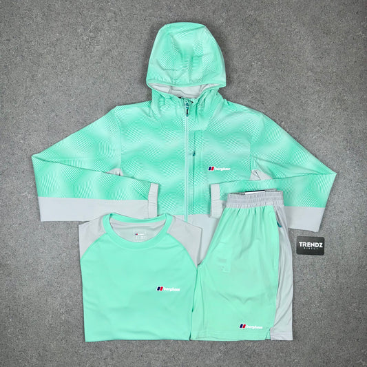 BERGHAUS TECH TRIO SET - MINT/GREY