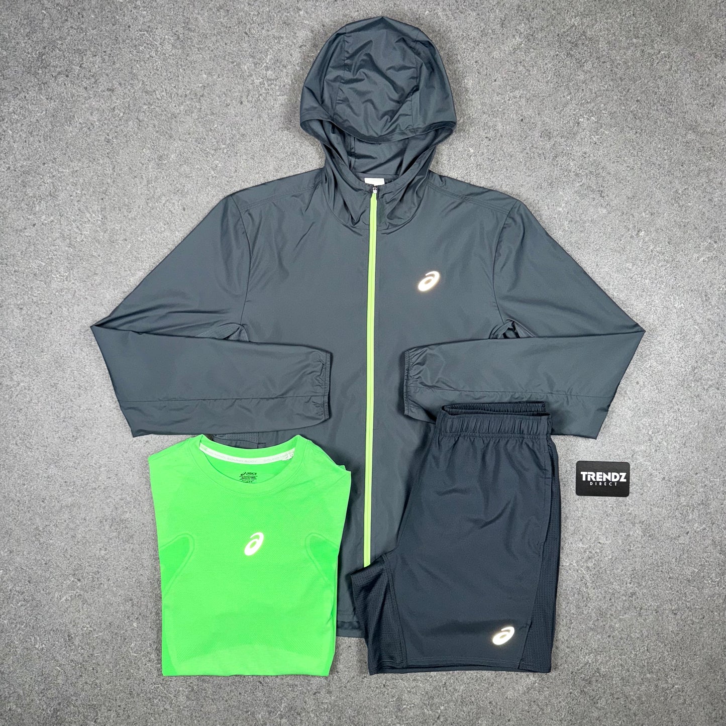 ASICS CORE TRIO SET - GREY/GREEN