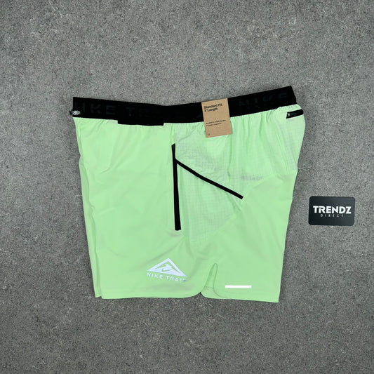 NIKE FLEX TRAIL SHORTS - VAPOUR GREEN
