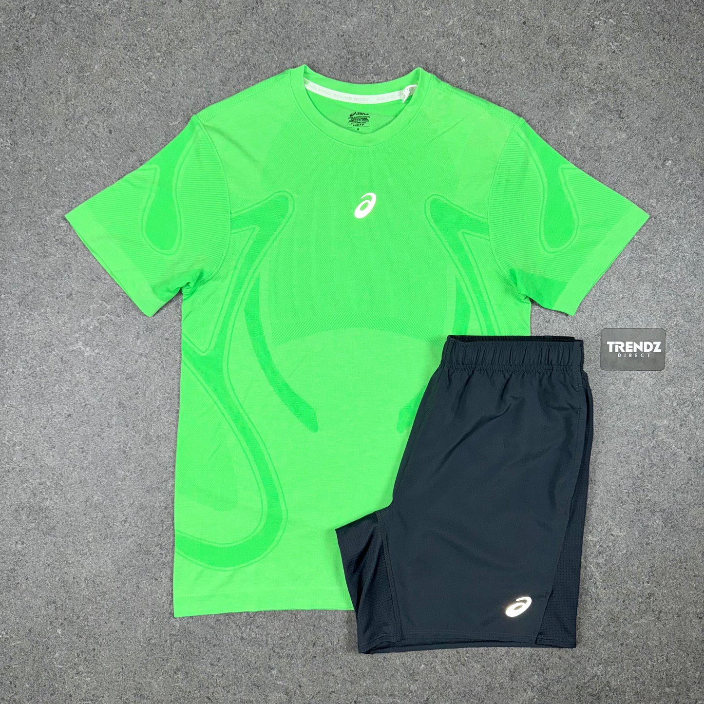 ASICS SEAMLESS SET - GREEN/GREY
