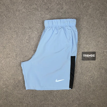 NIKE UV WINDBREAKER & SHORTS SET - SKY BLUE/GREY