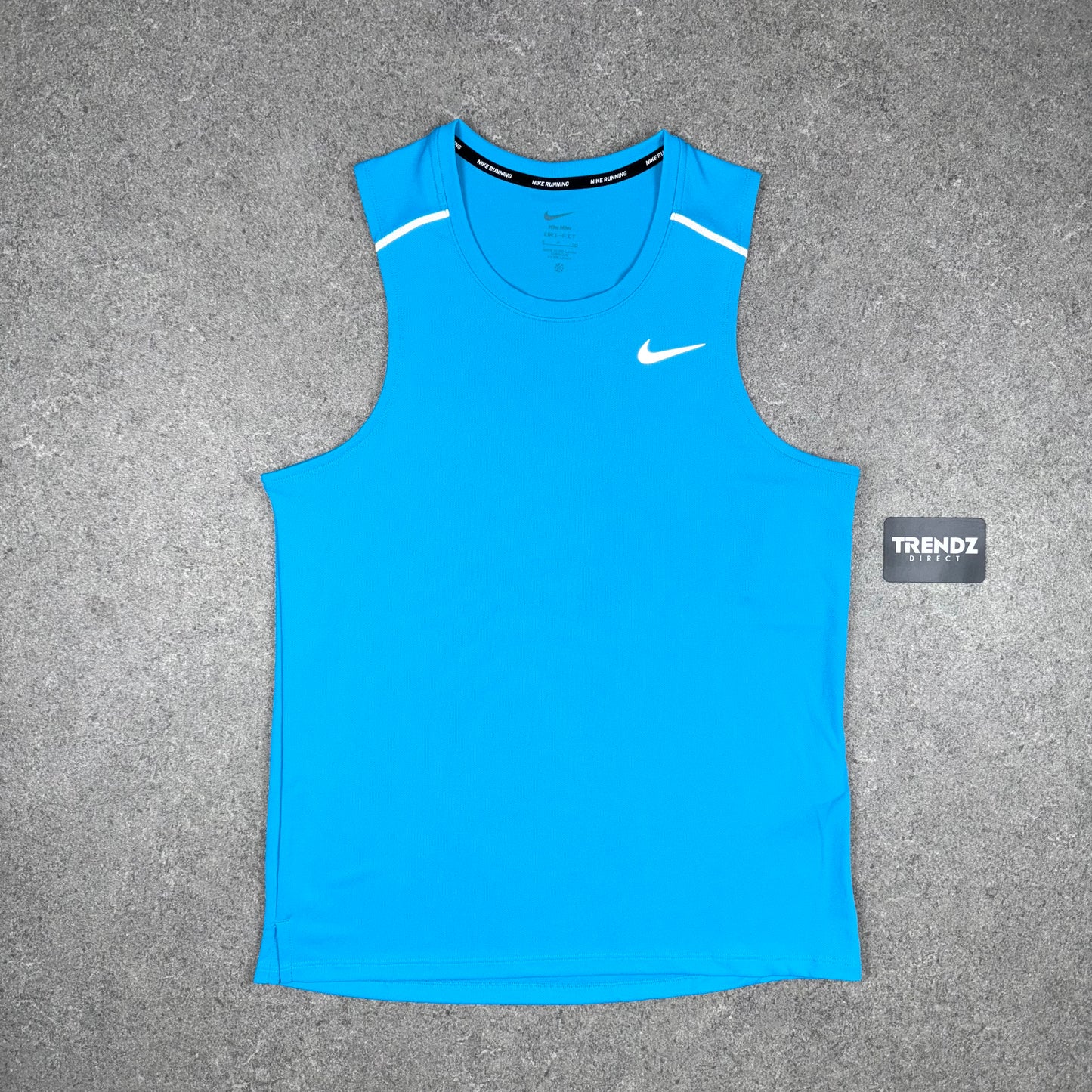 NIKE MILER VEST - BALTIC BLUE
