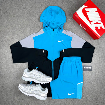 NIKE UV WINDBREAKER & SHORTS SET - BALTIC BLUE