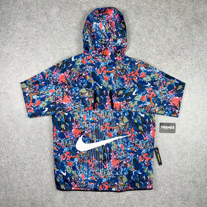 NIKE FLORAL WINDBREAKER - BLUE/PINK