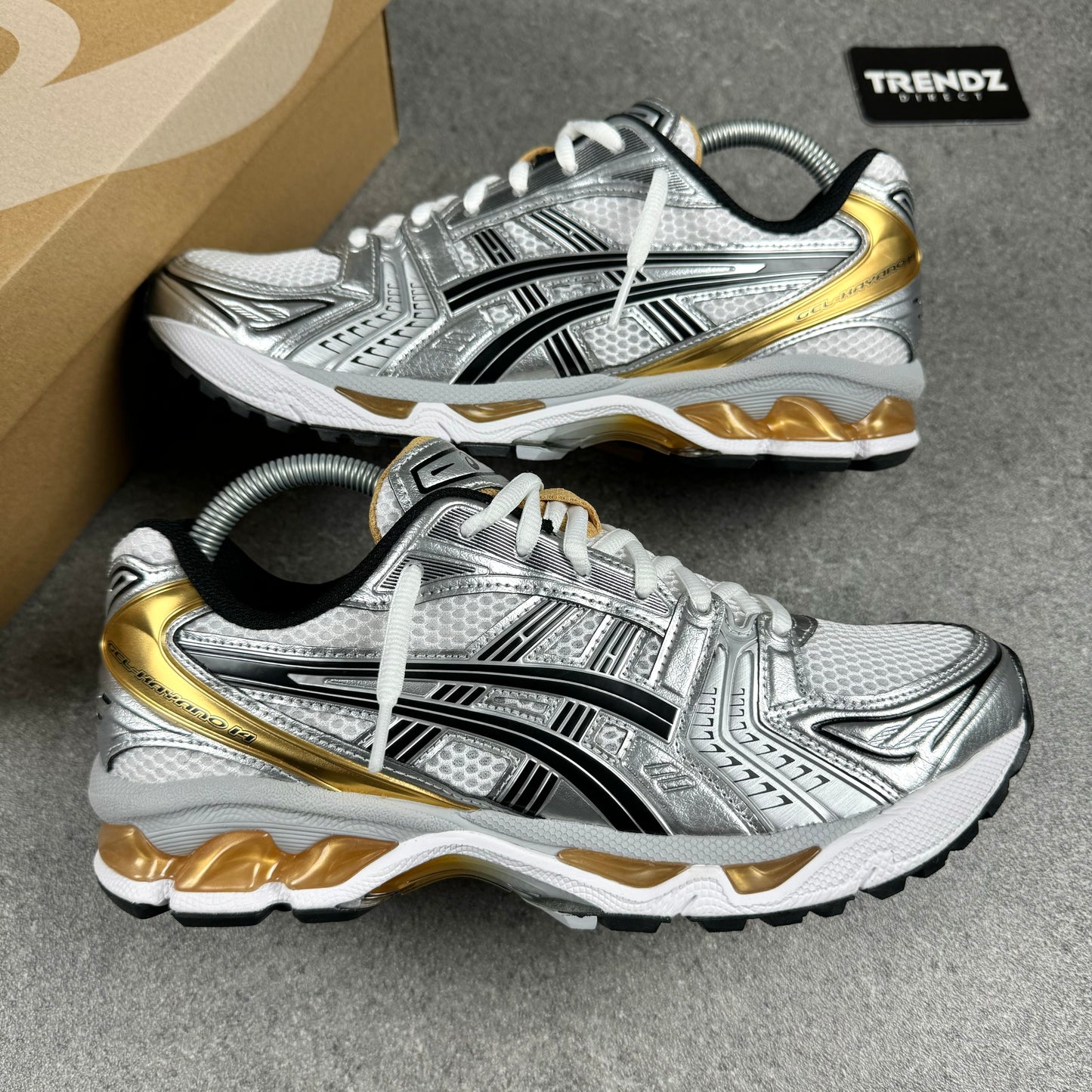 ASICS GEL KAYANO 14 - WHITE PURE GOLD