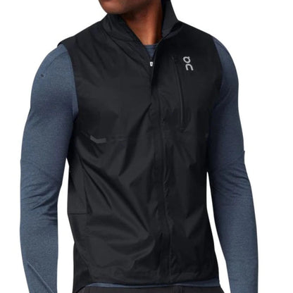 ON RUNNING WEATHER GILET - BLACK
