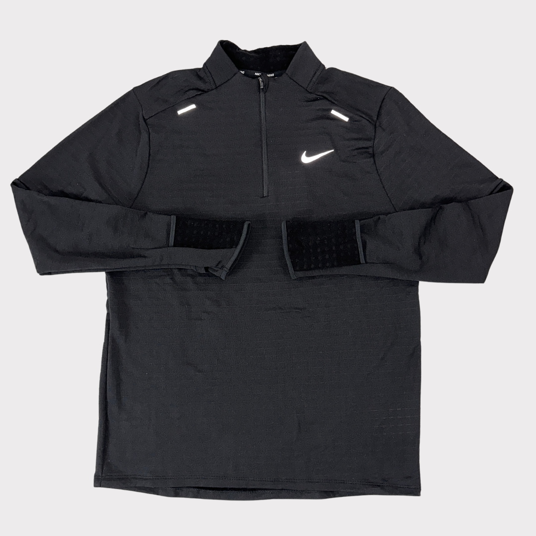 NIKE THERMA-FIT HALF ZIP - BLACK