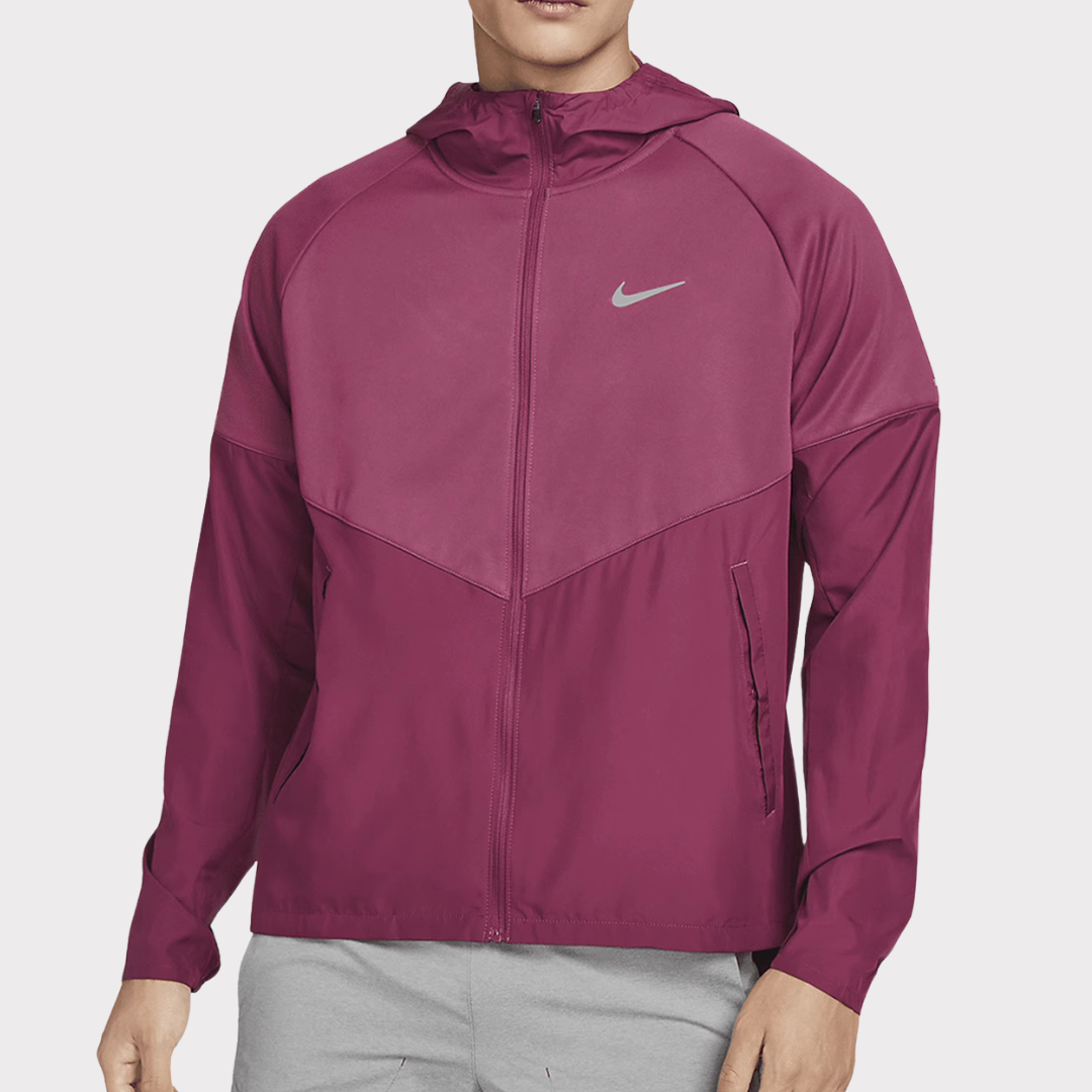 NIKE REPEL WINDBREAKER - ROSE RED