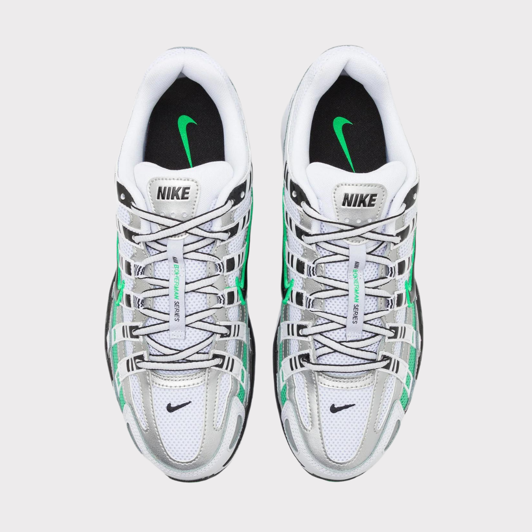 NIKE P-6000 - SPRING GREEN & METALLIC SILVER