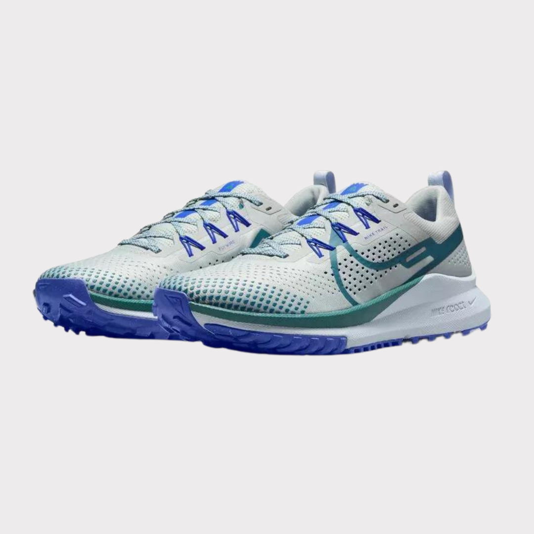 NIKE PEGASUS TRAIL 4 TRAINERS - GREY/TEAL