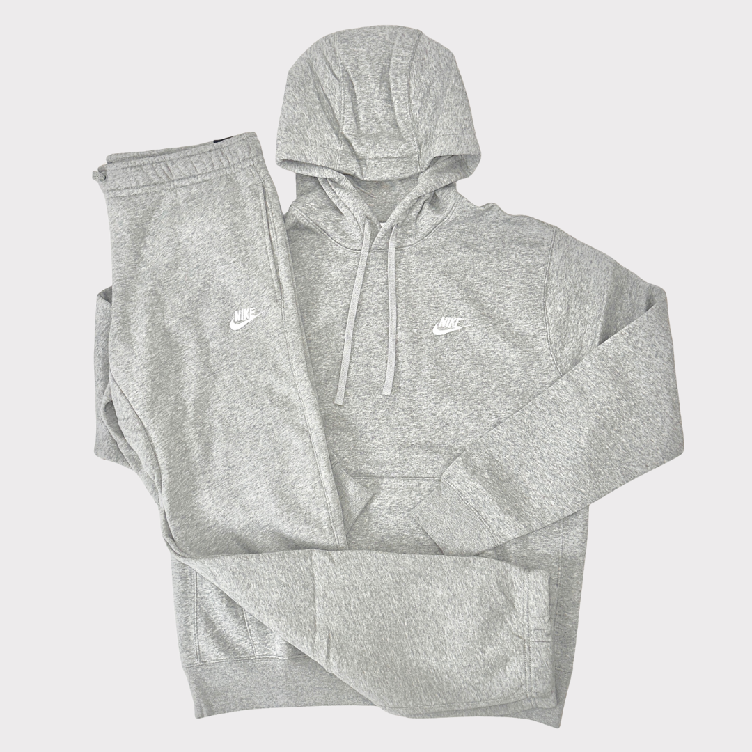 Nike club top grey tracksuit